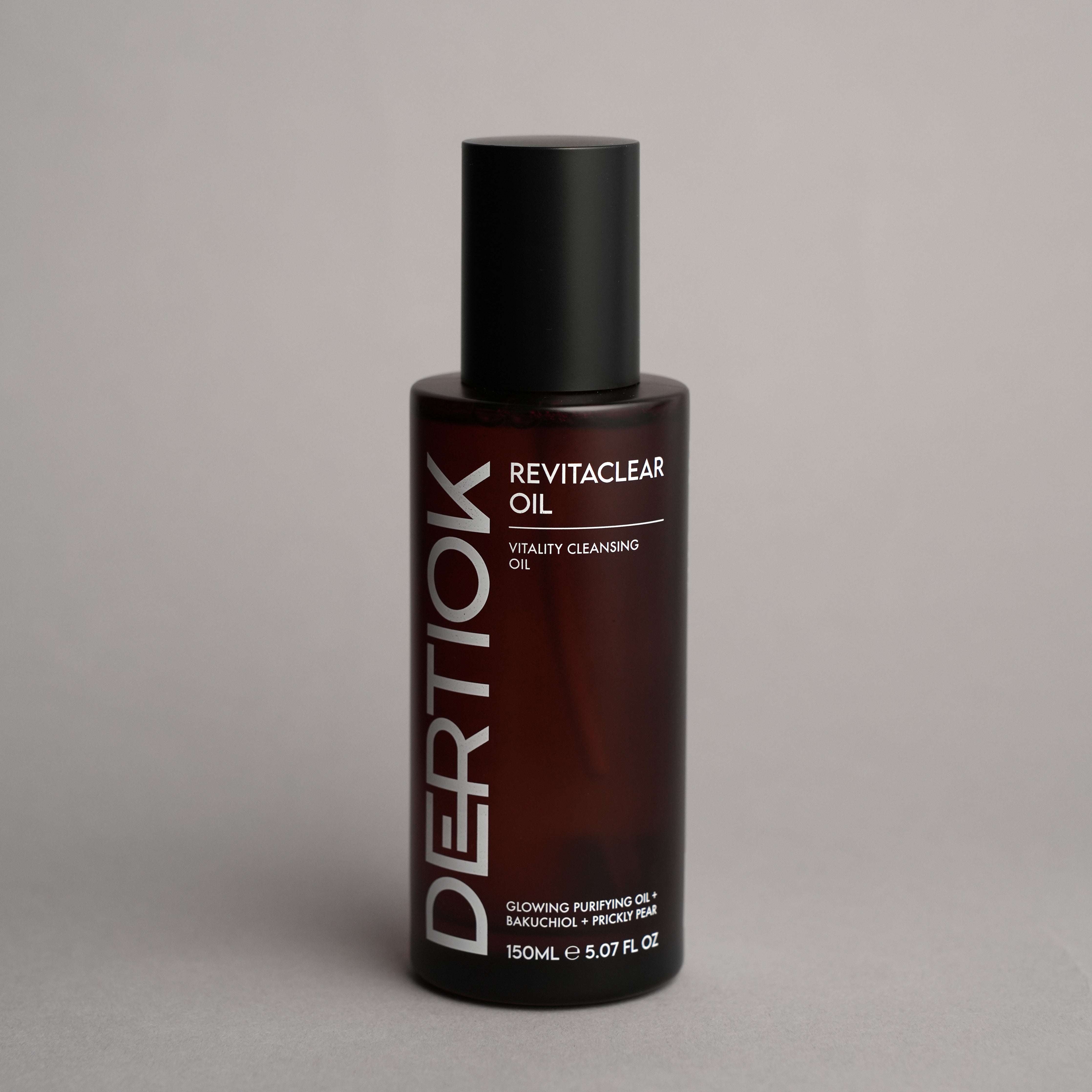 DERTIOK RevitaClear Gesichtsöl – Reinigung & Strahlkraft, Bakuchiol & Kaktusfeige