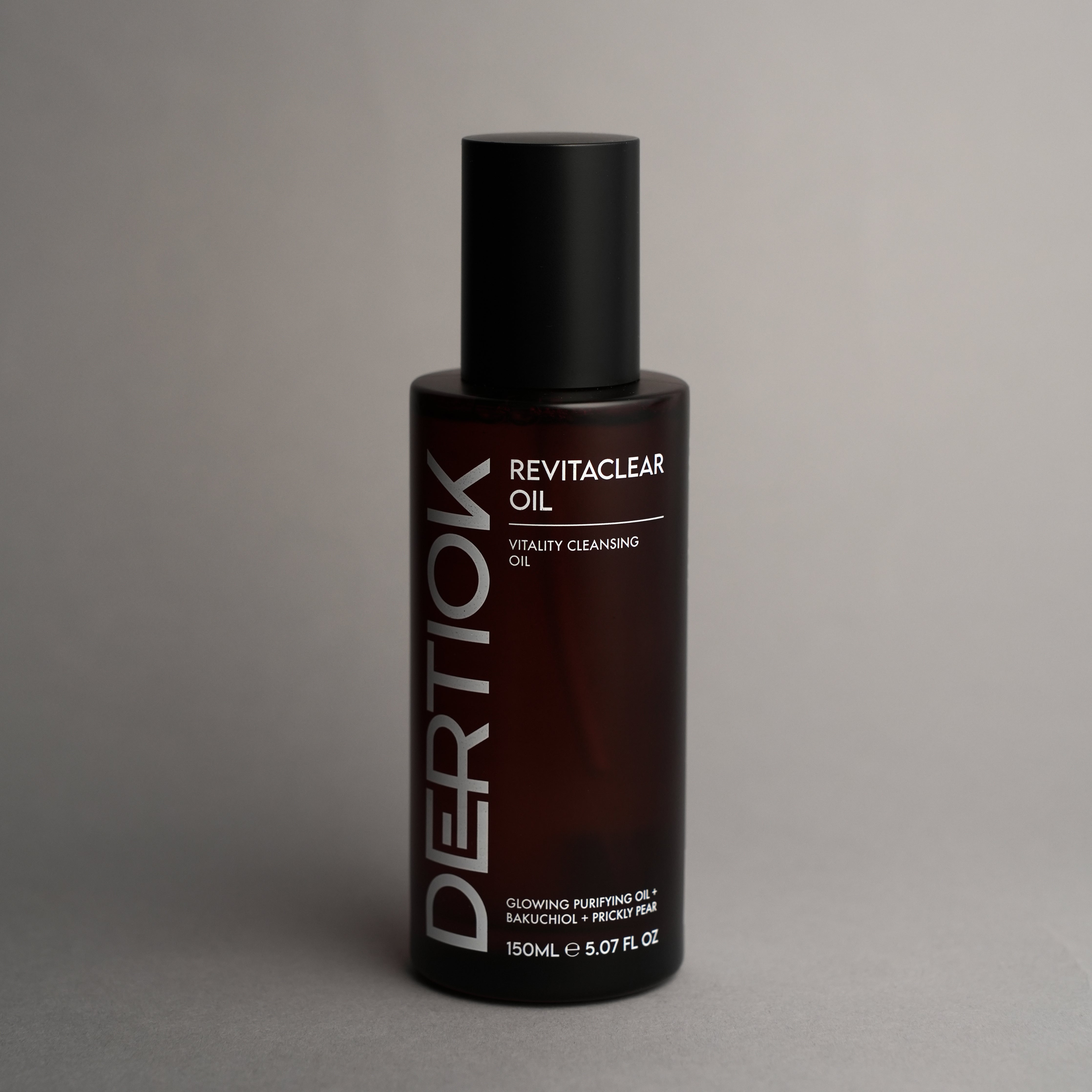 DERTIOK RevitaClear Gesichtsöl – Reinigung & Strahlkraft, Bakuchiol & Kaktusfeige