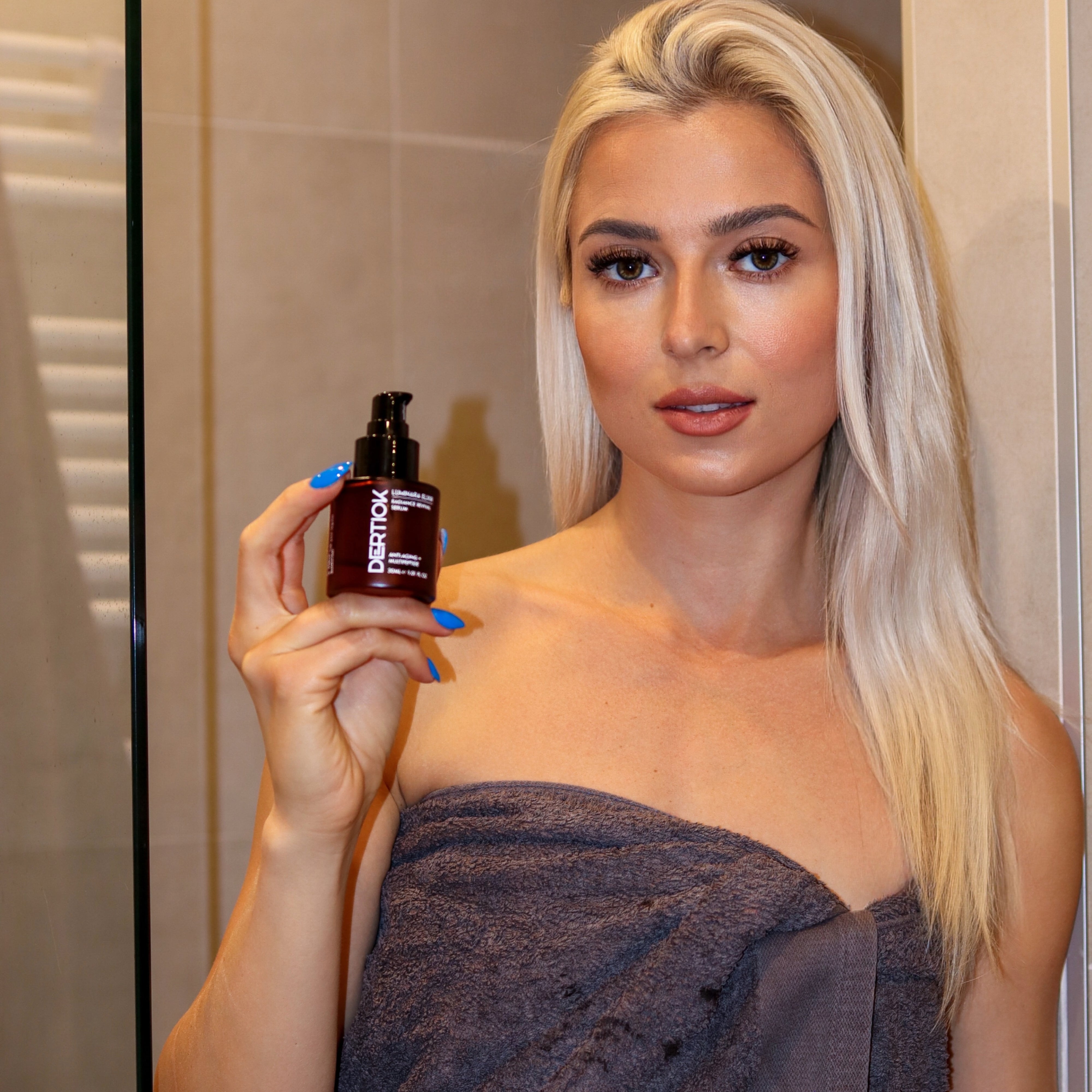 DERTIOK Luminara Elixir Gesichtsserum – Strahlkraft & Anti-Aging Multi-Peptide